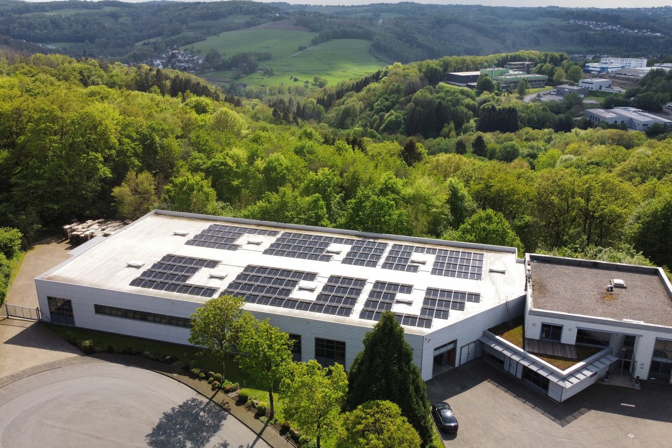 Die Firma ILME aus der Vogelperspektive