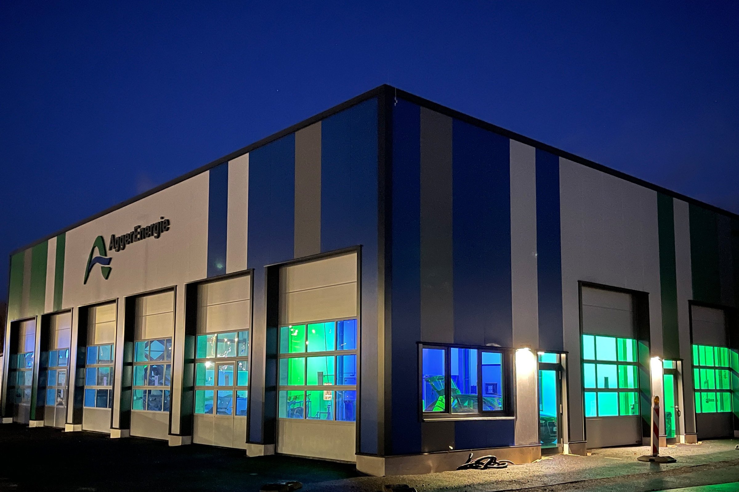 Logistikzentrum der AggerEnergie Technik in Dieringhausen