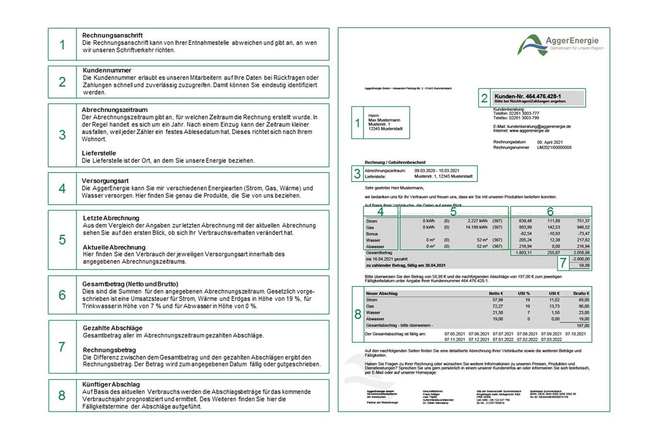 Rechnungserklärung Seite 1