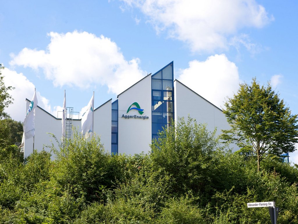 Außenansicht vom Gebäude der AggerEnergie