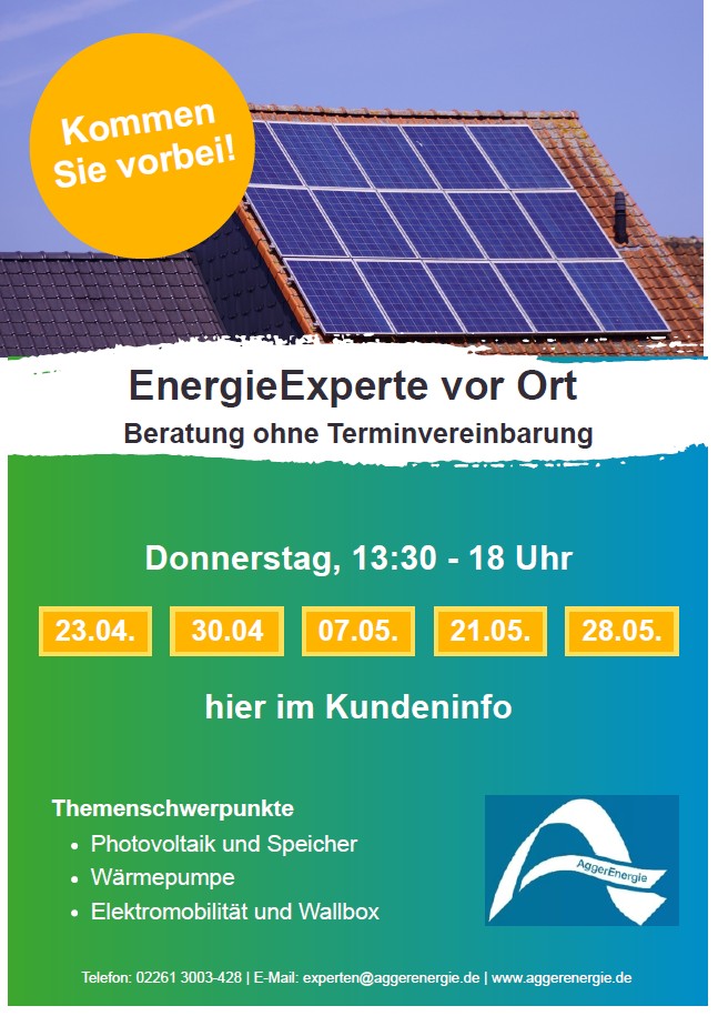 Flyer Energieberatung in Overath