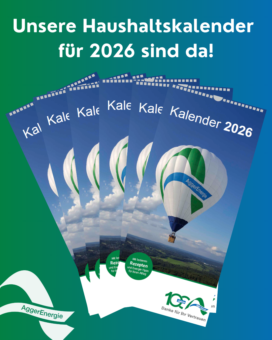 Unsere Haushaltskalender für 2026